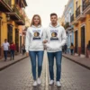 Felpa Unisex con Cappuccio